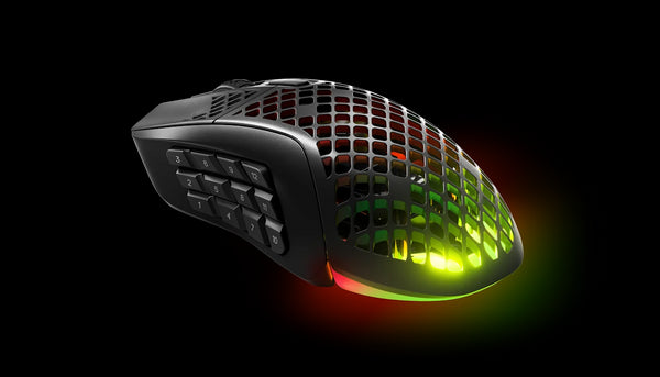 SteelSeries Aerox 9 Ultra Lightweight RGB Wireless Gaming Mouse - Onyx